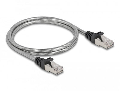 Delock RJ45 Cable CAT.6A U FTP With Metallmantel 1M — image 1