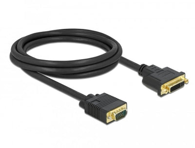 Delock Cable DVI 24 + 5 Female a VGA Male 2M — image 1
