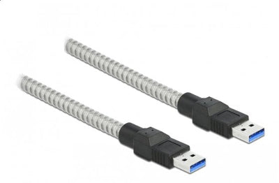 Delock USB 5Gbps Cable Type a Connector Male a Type a Connector Male With Metallmantel 2M — image 1