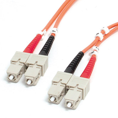 StarTech Cable Fibre .com 2M Multimode Dúplex 62 5/125 Lszh Sc/Sc Network Cable Modo Múltiple Sc (m) a Modo Mú — image 1
