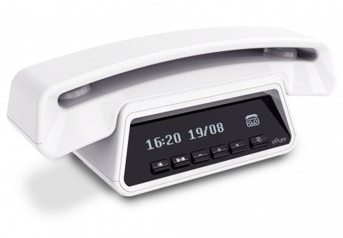 Alcatel Epure Premium Black Phone Fixed Dect - White