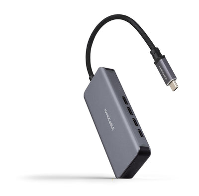 Nanocable Hub USB-C/M a 3x USB-C/H Aluminium 10CM — image 1