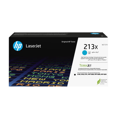 HP Genuine Toner 213X Cyan W2131X — image 1