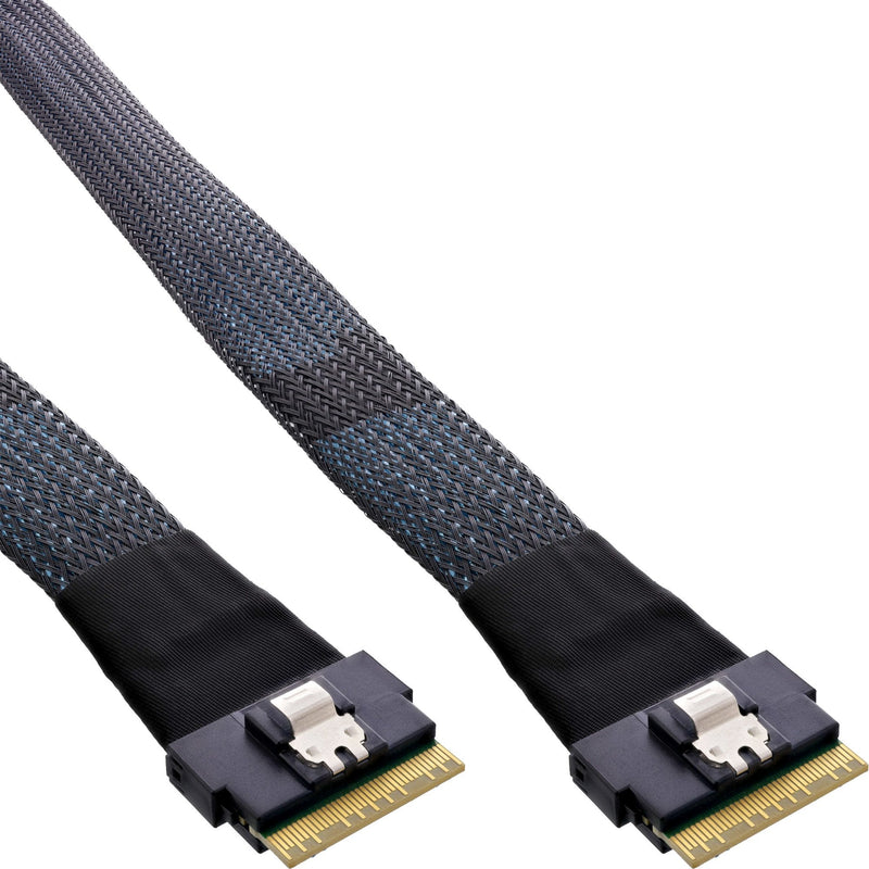 Inline® Slim Sas Cable SFF-8654 8X a SFF-8654 8X, 48GB/S, 1M