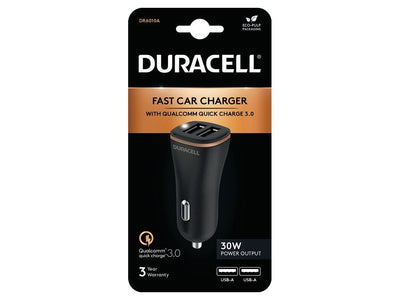 Duracell Power Travel Charger 12V 2x USB-A 4,8A Qc DR6010A — image 1
