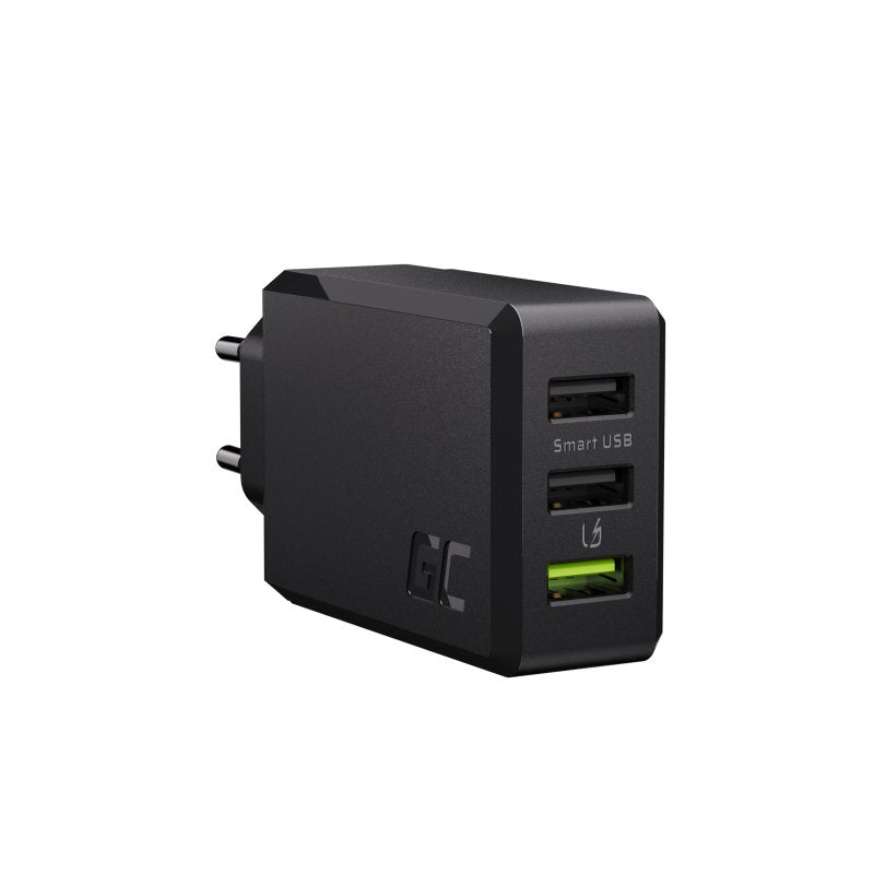 Charger Greencell Chargesource 3 3x USB 30W With Charging Fast Ultra Charge And Smart Charge