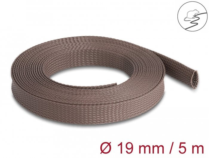 Delock Case Trenzada a Prueba Roedores Emirable 5 Mx 19MM Brown