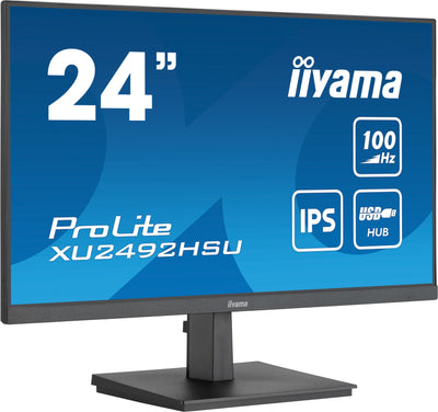 Iiyama Monitor 24 XU2492HSU-B6 LED Black Matte — image 1