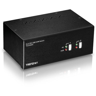 Trendnet Switch USB DVI 2 Ports KVM With Concentrador USB 2.0 Audio — image 1