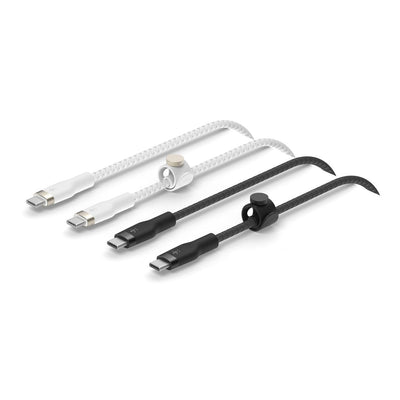 Belkin 1X2 Pro Flex Silicone 1M USB-C/USB-C B + W CAB011BT1MBW2PK — image 1