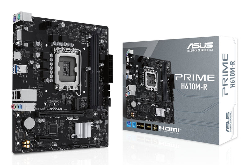 ASUS Motherboard Prime H610M-R-SI 1700 DDR5 PCIE4.0 DVI 6XSATA