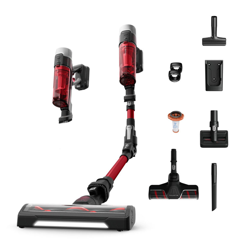 Rowenta Aspiradora Broom X-force Flex 9.60 Without Cable Power Cleaning Extrema, 100AW, Kit Complete Brushes A