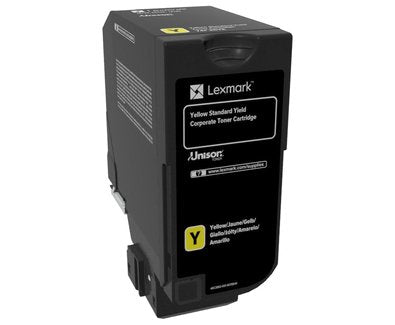 Lexmark Genuine Toner Yellow Lccp, Lexmark Corporate Genuine Toner Lexmark CS720DE, CS720DTE, CS725DE, CS725DT