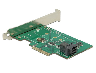 Pci Express X4 Karte 1 X Intern NVMe M.2 PCIE 1 X Intern SFF-8643 NVMe – Low Profile Form Faktor — image 1