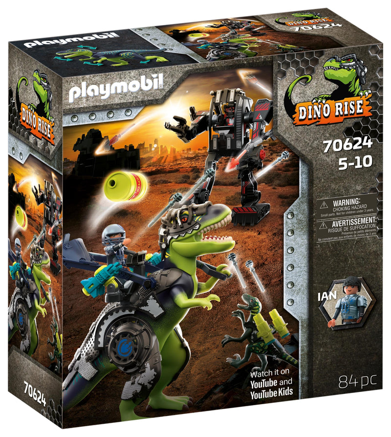 Playmobil 70624 Dino Rise T-rex: Batalla Gigantes