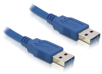 Delock 0.5M USB 3.0 USB Cable 0,5M 3.2 Gen 1 (3.1 Gen 1) USB a Blue — image 1