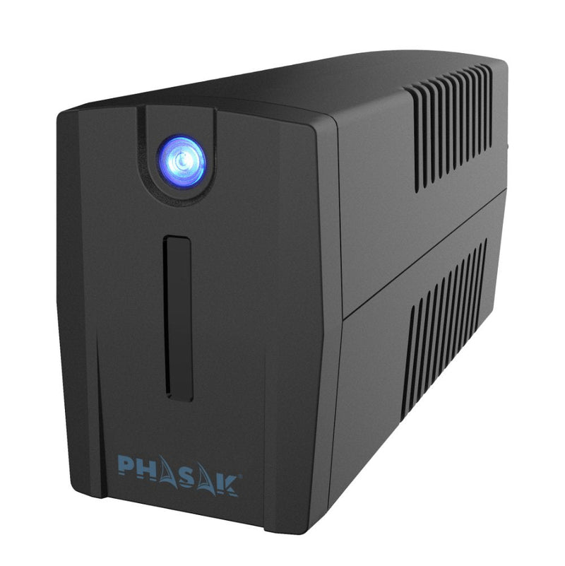 Phasak UPS Line Interactive Ottima 1060VA Interactive 1060VA-600W 2 Salidas Formato Tower
