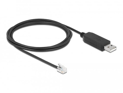 Delock USB Cable Typ-a a Seriell RS-232 RJ9/RJ10 2M — image 1