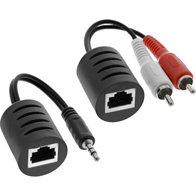 Inline Alargador Audio Rca a Través LAN/Ethernet/RJ45 Max. Set Complete 50M — image 1