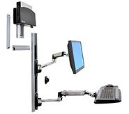 Ergotron 45-253-026 Wall Mount Max. 68,6CM (27) Max. VESA 100 X 100MM 9,1KG Black Silver — image 1