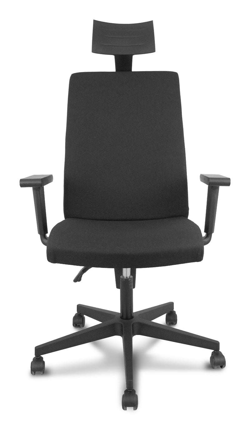 Chair Lezuza Arán Black Arms Regulables Cabecero