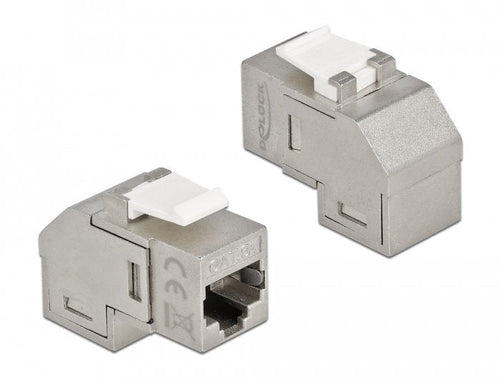 Keystone Modul RJ45 Buchse Zu RJ45 Buchse CAT.6A 90° Gewinkelt — image 1