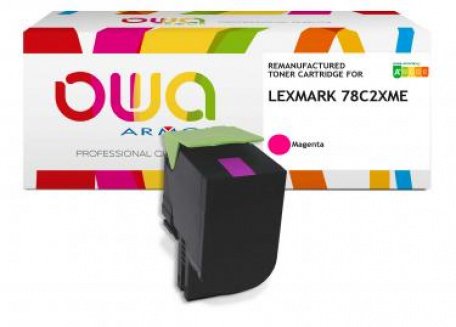 Owa Toner Compatible Lexmark 78C2XM0 Magenta (5.000 S.)