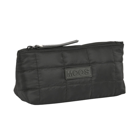 School Toilet Bag Moos Negro Black Padded 23 x 12 x 8 cm