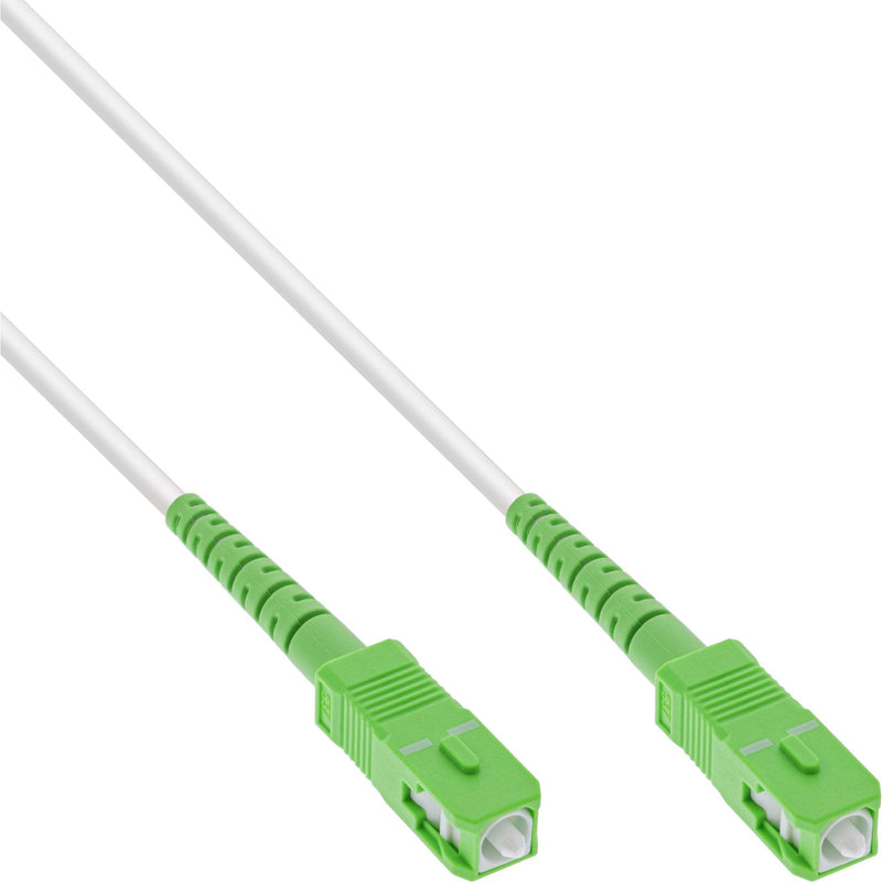 Inline Cable Símplex Fibre Optic , Ftth, Sc/Apc 8° a Sc/Apc 8°, 9/125 ?m, OS2, 50M