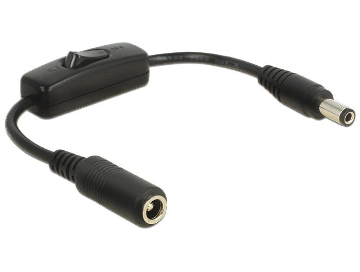 Delock Adapter DC 5,5 X 2,5MM Male DC 5,5 X 2,5MM
