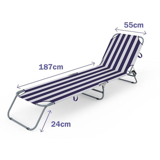 Sun-lounger Marbueno 187 x 24 x 55 cm