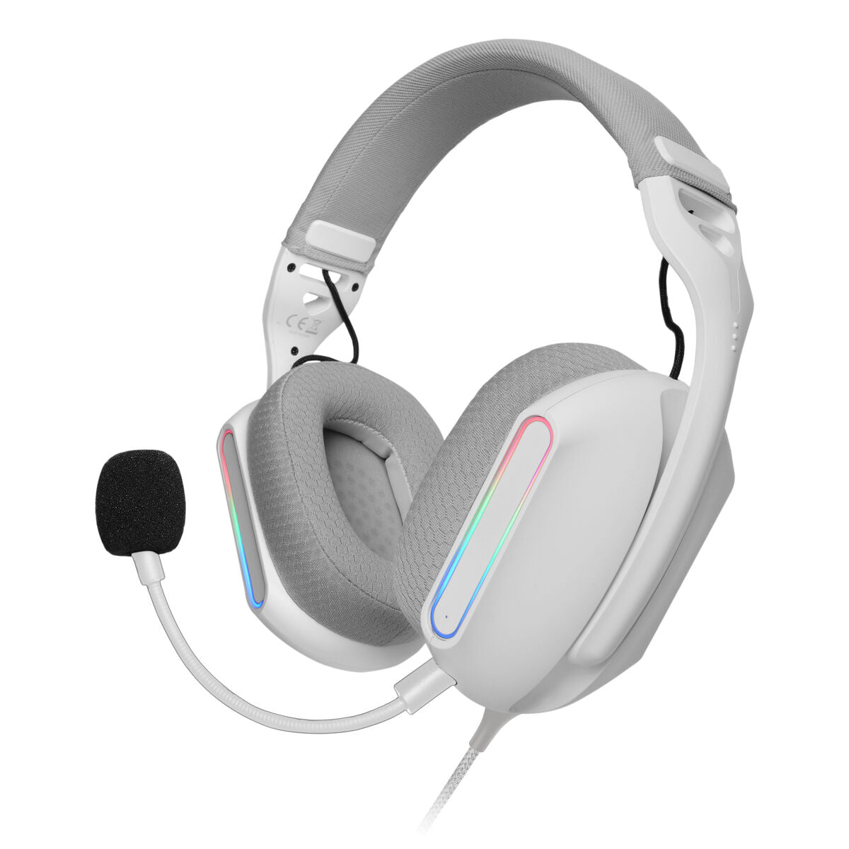 Mars Gaming Headphones With Microphone Mars Gaming Mhprow White