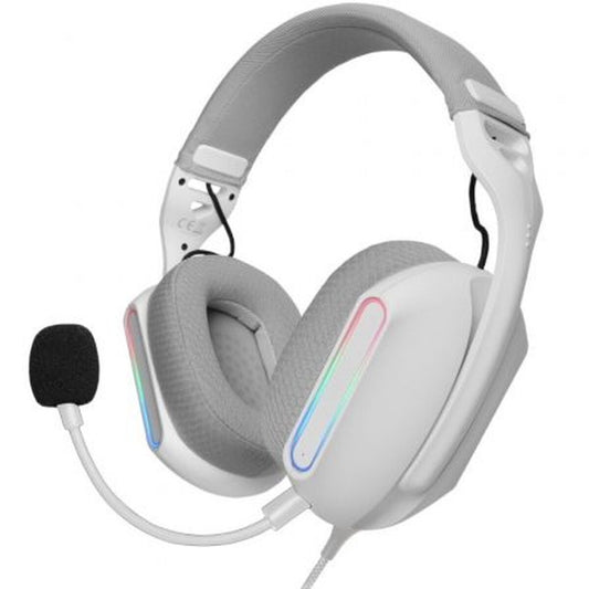 Mars Gaming Headphones With Microphone Mars Gaming Mhprow White
