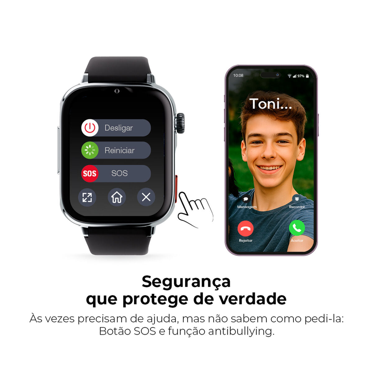 Savefamily Smartwatch Savefamily White