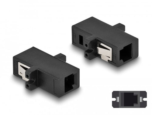 Delock Lwl Empalme Mtrj Connector Female a Mtrj Connector Female Black — image 1