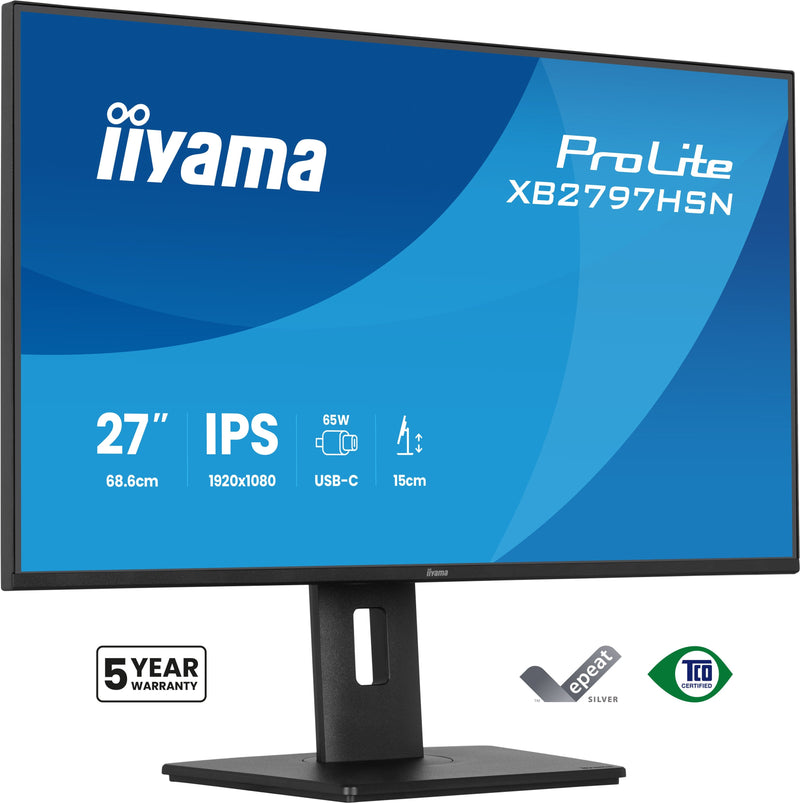 Iiyama Monitor, 27, Ips, 4-SIDE Slim Bezel 1920X1080 100HZ