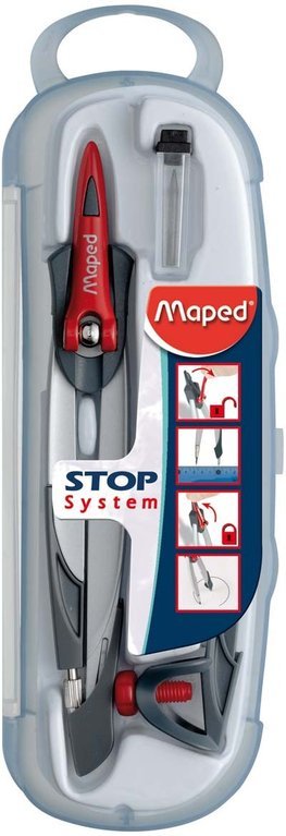 Maped Compás Stop System With Adapter Case 3 Pieces — image 1