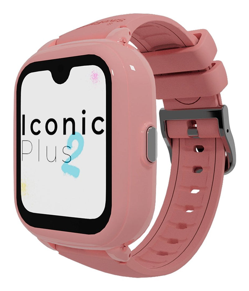 Savefamily Iconic Plus 2 4,52CM (1.78) 40MM Digital Screen Touchscreen 4G Pink Wi-Fi GPS (satélite)