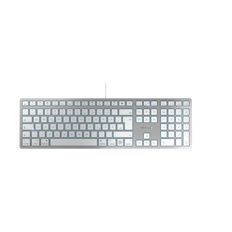Cherry Keyboard German Kc 6000C For Mac USB Qwertz Silver