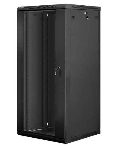 Lanberg Cabinet Mural 27U 19P 600X600X1304MM Accesorios Assembly Black WF01-6627-10B — image 1