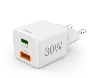 Hama Mini 30W Pd/Qc Biala 00201992 Charger Dispositivo Mobile Phone Smartphone White Power Alterna Charging Fa — image 1