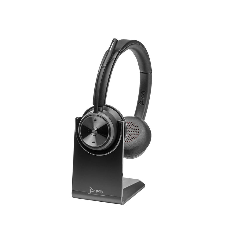 Poly Savi 7320 Uc Auriculares Inalámbrico Diadema Office/Centro Llamadas USB Tipo-c Base Charging Negro