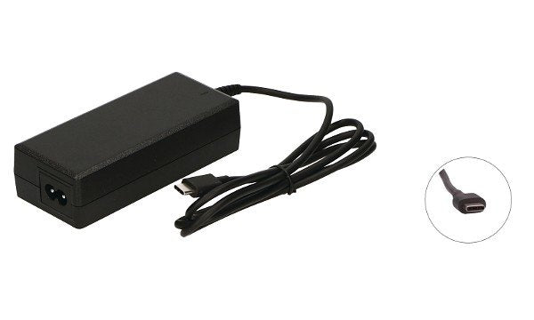 2-POWER Charger USB-C 5V,9V,15V,20V 65W With Cable Power Multiple Type-c Devices - With Pd CAA0744A