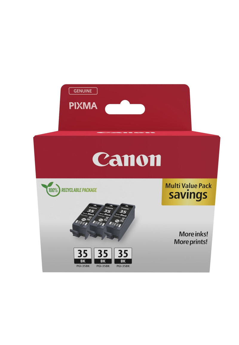Canon PGI-35BK Multipack 3 Cartridges Ink Originales Black - 1509B028