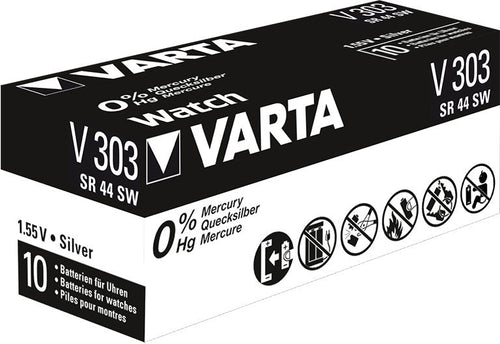 Varta V303 Battery Body Only Uso 4SR44 Óxido Silver — image 1