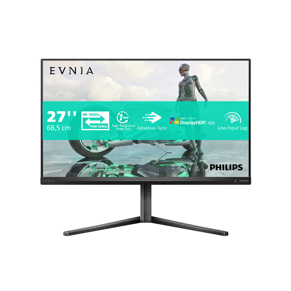 Philips Gaming Monitor Philips 27 Ips 3440X2160 4K 16:9 160Hz Mntr 4K Ultra Hd 27"