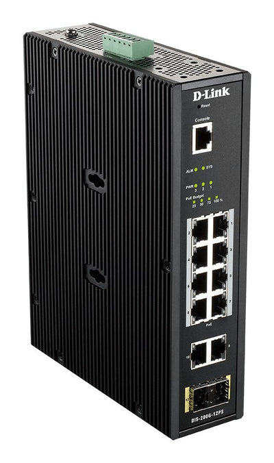 Switch Gestionado D-link DIS-200G-12PS 12 Ports Gigabit 10 100 1000 Sfp PoE — image 1