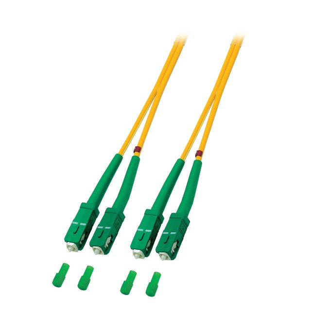 Efb Dupl. Network Cable Sc Apc-sc APC9 125 OS2 Lszh 3MM 1.0M And