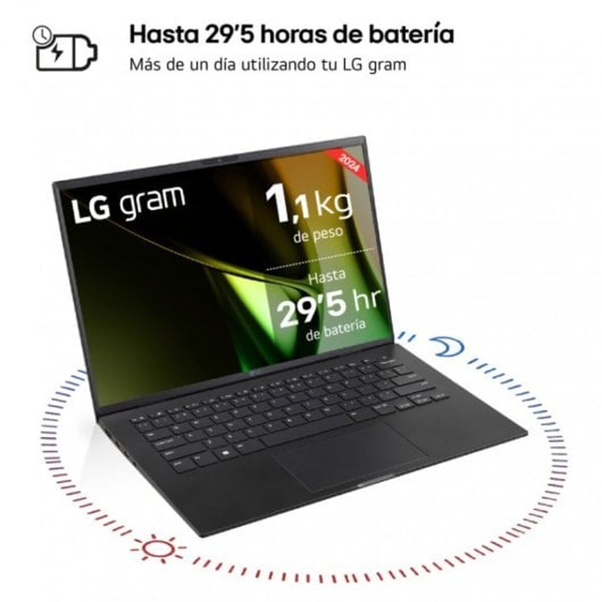 Lg Laptop Lg 14Z90S-G.ad78B Spanish Qwerty 14" 1,4 Ghz Intel Core Ultra 7 155H 32 Gb Ram 1 Tb Ssd (Refurbished A)