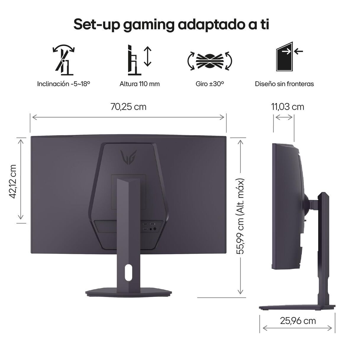 Lg Gaming Monitor Lg 32G600A-B Quad Hd 32"